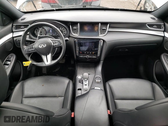 2021 Infiniti QX50 LUXE with VIN 3PCAJ5BB5MF115102, listed as a Copart auction lot 36489093 with 24,360 mi miles. Bid and sale history available at carsss.com. Image 8.