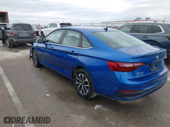 2023 Volkswagen Jetta S with VIN 3VW5M7BU0PM027528, listed as a IAAI auction lot 41526397 with 10,632 mi miles and . Bid and sale history available at DreamBid. Image 3.