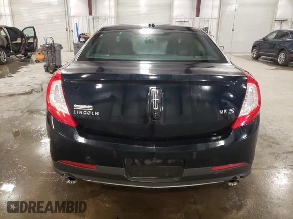 2014 Lincoln MKS with VIN 1LNHL9DK3EG611354, listed as a Copart auction lot 49008525 with 114,232 mi miles and Salvage Title. Bid and sale history available at carsss.com. Image 6.