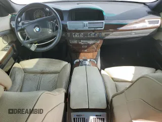 2008 BMW 7 Series 750i with VIN WBAHL83548DT11870, listed as a Copart auction lot 73282444 with Not Provided miles and Salvage Title. Bid and sale history available at carsss.com. Image 8.