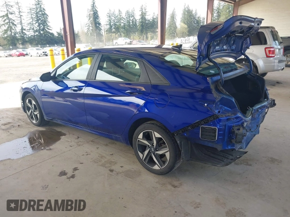 2023 Hyundai Elantra SEL with VIN KMHLS4AG6PU410441, listed as a IAAI auction lot 42000566 with 47,103 mi miles and . Bid and sale history available at DreamBid. Image 3.