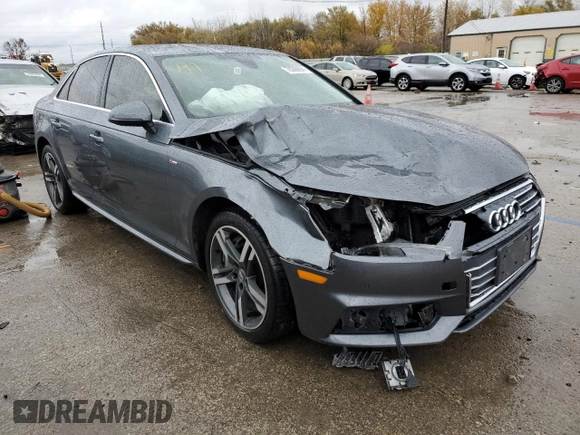 2017 Audi A4 Prestige with VIN WAUFNAF41HN052762, listed as a Copart auction lot 78366894 with 109,391 mi miles and Salvage Title. Bid and sale history available at carsss.com. Image 4.