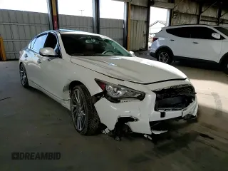 2021 Infiniti Q50 Signature Edition with VIN JN1EV7CP5MM705970, listed as a Copart auction lot 87705365 with Not provided miles and Salvage title. Bid and sale history available at DreamBid. Image 11.
