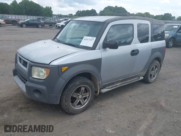 2003 Honda Element EX z VIN 5J6YH28563L005417, wystawiony jako IAAI lot #42317127 z przebiegiem 208 437 mil mil oraz . Historia ofert i sprzedaży dostępna na DreamBid. Obrazek 2.