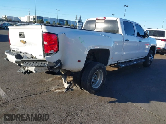 2018 Chevrolet Silverado 3500HD High Country with VIN 1GC4K1EY6JF207068, listed as a IAAI auction lot 41288394 with 110,158 mi miles and . Bid and sale history available at DreamBid. Image 4.