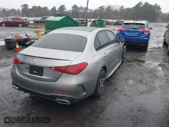 2023 Mercedes-Benz C 300 with VIN W1KAF4HB9PR103705, listed as a IAAI auction lot 41920893 with 47,467 mi miles and . Bid and sale history available at DreamBid. Image 4.