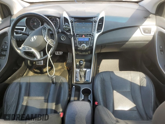 2013 Hyundai Elantra with VIN KMHD35LE2DU123175, listed as a Copart auction lot 59985055 with 136,503 mi miles and Salvage title. Bid and sale history available at DreamBid. Image 8.