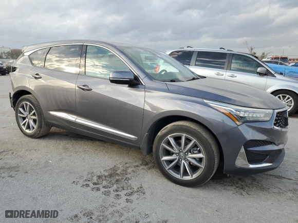 2020 Acura RDX w/Technology Pkg with VIN 5J8TC1H52LL007935, listed as a Copart auction lot 87445014 with 62,447 mi miles and Salvage Title. Bid and sale history available at carsss.com. Image 4.