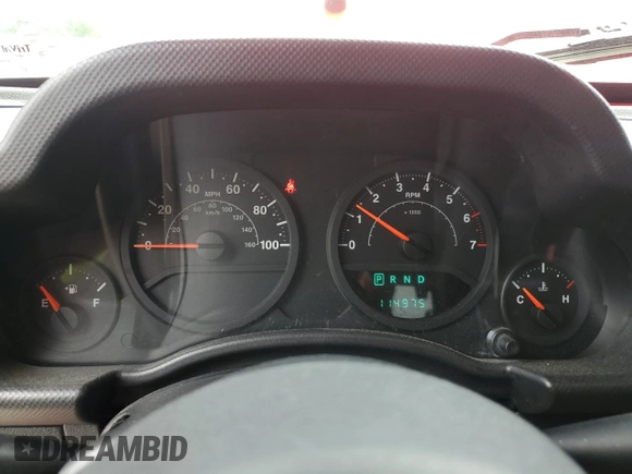 2008 Jeep Wrangler Unlimited X with VIN 1J4GA39118L607733, listed as a Copart auction lot 54506485 with 114,975 mi miles and Salvage Title. Bid and sale history available at DreamBid. Image 9.