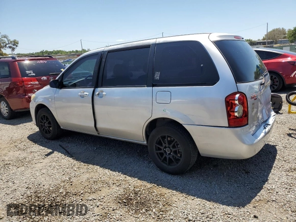 2005 Mazda MPV LX with VIN JM3LW28AX50550048, listed as a Copart auction lot 52915715 with 111,282 mi miles and Salvage title. Bid and sale history available at DreamBid. Image 2.
