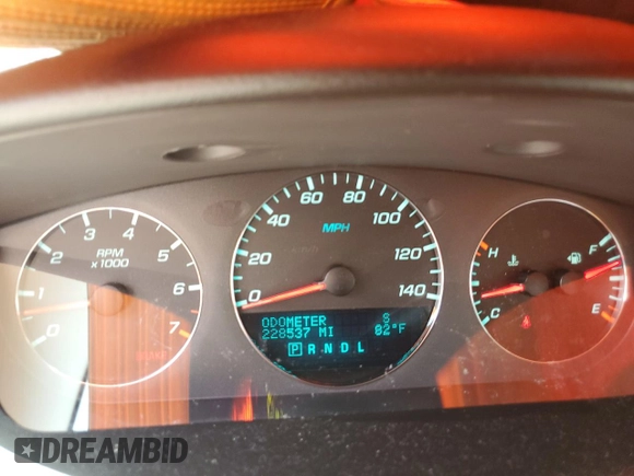 2012 Chevrolet Impala LTZ with VIN 2G1WC5E33C1131846, listed as a Copart auction lot 54431515 with 228,537 mi miles and Salvage Title. Bid and sale history available at DreamBid. Image 9.