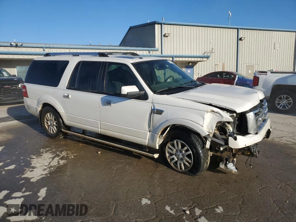 2014 Ford Expedition Max Limited with VIN 1FMJK1K52EEF07422, listed as a Copart auction lot 47033425 with 204,354 mi miles and Salvage title. Bid and sale history available at DreamBid. Image 4.