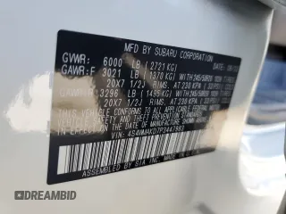 2023 Subaru Ascent Onyx Limited z VIN 4S4WMAKD7P3447983, wystawiony jako Copart lot #44604525 z przebiegiem 15 978 mil mil oraz Szkoda całkowita • Salvage title. Historia ofert i sprzedaży dostępna na DreamBid. Obrazek 15.