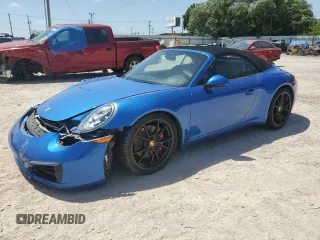 2018 Porsche 911 Carrera S with VIN WP0CB2A99JS148010, listed as a Copart auction lot 65544414 with 36,400 mi miles and Salvage Title. Bid and sale history available at carsss.com. Image 1.