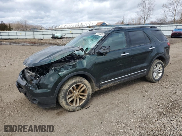 2013 Ford Explorer XLT with VIN 1FM5K7D90DGA01529, listed as a Copart auction lot 50416475 with 110,760 mi miles and Salvage Title. Bid and sale history available at carsss.com. Image 1.