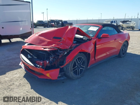 2022 Ford Mustang EcoBoost z VIN 1FATP8UH3N5104005, wystawiony jako IAAI lot #41389346 z przebiegiem 54 979 mil mil oraz . Historia ofert i sprzedaży dostępna na DreamBid. Obrazek 17.