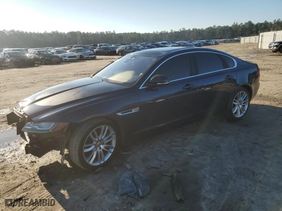 2016 Jaguar XF 35t Prestige with VIN SAJBE4BVXGCY13334, listed as a Copart auction lot 45523235 with 106,632 mi miles and Salvage Title. Bid and sale history available at carsss.com. Image 1.