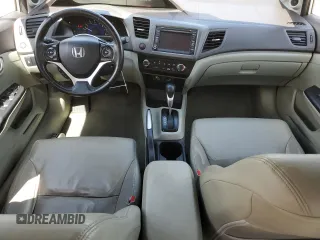 2012 Honda Civic EX-L with VIN 19XFB2F97CE038214, listed as a Copart auction lot 49440275 with 150,062 mi miles and Salvage Title. Bid and sale history available at DreamBid. Image 8.
