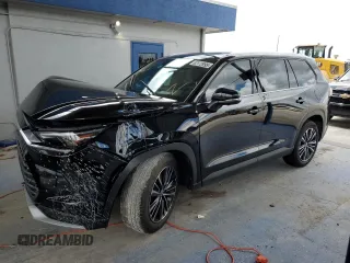 2024 Toyota Highlander Hybrid MAX Limited with VIN 5TDADAB56RS005754, listed as a Copart auction lot 62172995 with 17,009 mi miles and Salvage title. Bid and sale history available at DreamBid. Image 1.