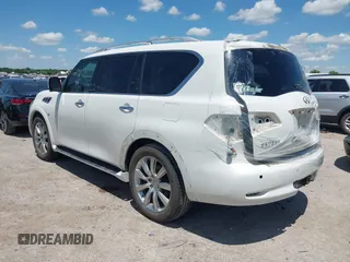 2014 Infiniti QX80 with VIN JN8AZ2NF6E9553827, listed as a IAAI auction lot 42228458 with 167,945 mi miles and . Bid and sale history available at DreamBid. Image 3.