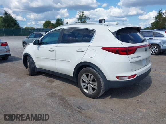 2017 Kia Sportage LX with VIN KNDPM3ACXH7298783, listed as a IAAI auction lot 40378233 with 77,423 mi miles. Bid and sale history available at carsss.com. Image 3.