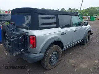 2022 Ford Bronco with VIN 1FMDE5BH4NLA78737, listed as a IAAI auction lot 42297569 with 23,504 mi miles and . Bid and sale history available at DreamBid. Image 4.