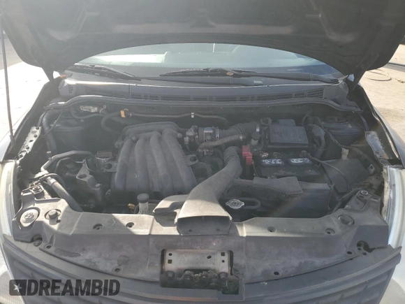 2010 Nissan Versa 1.6 with VIN 3N1CC1AP0AL366599, listed as a Copart auction lot 44592695 with 184,527 mi miles and Salvage Title. Bid and sale history available at carsss.com. Image 12.