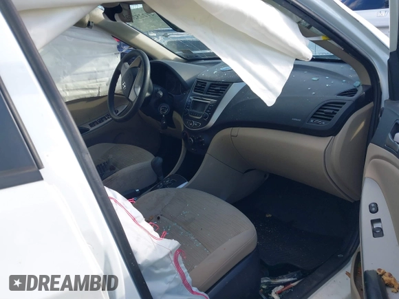 2015 Hyundai Accent GLS with VIN KMHCT4AE0FU926952, listed as a IAAI auction lot 41225280 with 51,148 mi miles and . Bid and sale history available at DreamBid. Image 5.