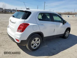 2017 Chevrolet Trax LS with VIN 3GNCJKSB9HL189435, listed as a Copart auction lot 50135165 with 56,018 mi miles and Salvage Title. Bid and sale history available at carsss.com. Image 3.