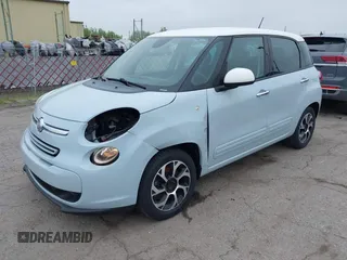 2015 FIAT 500L Easy with VIN ZFBCFABH9FZ033638, listed as a IAAI auction lot 42268062 with 63,249 mi miles and . Bid and sale history available at DreamBid. Image 2.