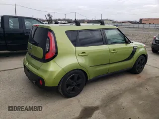 2017 Kia Soul with VIN KNDJN2A24H7879359, listed as a Copart auction lot 47016575 with 0 mi miles and Salvage Title. Bid and sale history available at carsss.com. Image 3.
