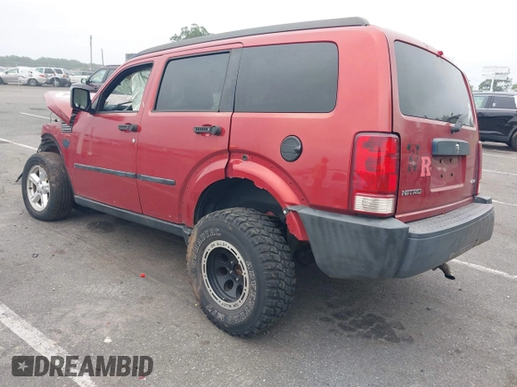 2007 Dodge Nitro SXT with VIN 1D8GU28K17W692234, listed as a IAAI auction lot 42515672 with 202,327 mi miles and . Bid and sale history available at DreamBid. Image 3.