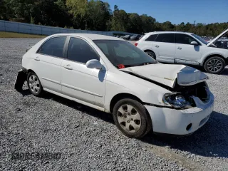2005 Kia Spectra LX with VIN KNAFE121055167652, listed as a Copart auction lot 72753994 with Not Provided miles and Salvage Title. Bid and sale history available at carsss.com. Image 4.