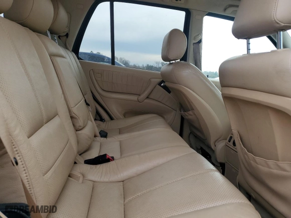 2002 Mercedes-Benz M-Class with VIN 4JGAB54E62A343549, listed as a Copart auction lot 43749115 with 198,171 mi miles and Salvage Title. Bid and sale history available at carsss.com. Image 11.