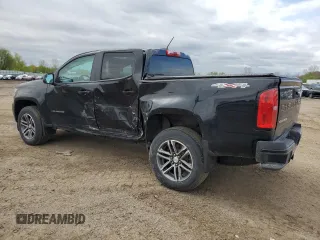 2021 Chevrolet Colorado 4WD Work Truck with VIN 1GCGTBEN4M1107560, listed as a Copart auction lot 55130855 with 65,567 mi miles and Non repairable. Bid and sale history available at DreamBid. Image 2.