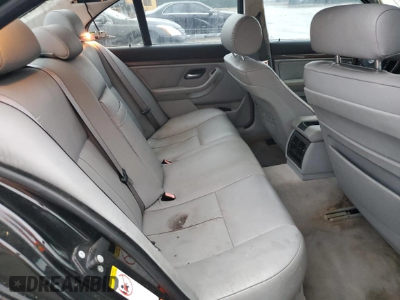 2003 BMW 5 Series 530iA with VIN WBADT63403CK37047, listed as a Copart auction lot 79614074 with 164,261 mi miles and Salvage Title. Bid and sale history available at carsss.com. Image 10.