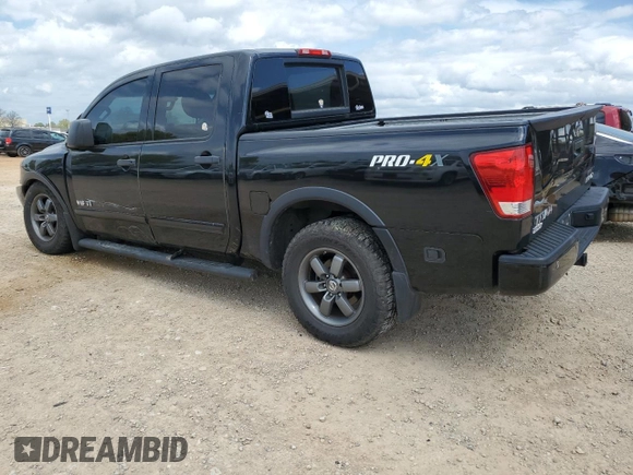 2015 Nissan Titan SL with VIN 1N6AA0EC8FN501862, listed as a Copart auction lot 51870185 with 178,187 mi miles and Salvage Title. Bid and sale history available at carsss.com. Image 2.