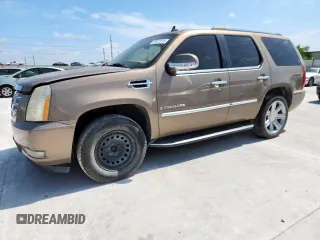 2007 Cadillac Escalade z VIN 1GYFK638X7R199762, wystawiony jako Copart lot #59972515 z przebiegiem 266 689 mil mil oraz Czysty tytuł • Clean title. Historia ofert i sprzedaży dostępna na DreamBid. Obrazek 1.