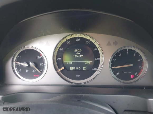 2008 Mercedes-Benz C-Class 3.0L Sport with VIN WDDGF54X08F095191, listed as a IAAI auction lot 41547589 with 165,319 mi miles. Bid and sale history available at carsss.com. Image 7.
