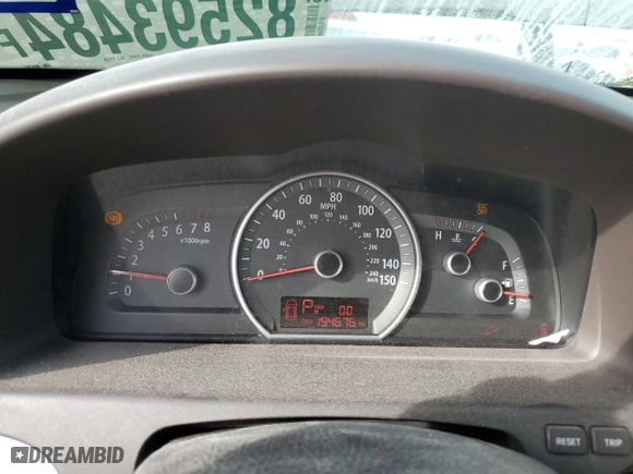 2009 Kia Borrego EX with VIN KNDJJ741895035267, listed as a Copart auction lot 82593484 with 194,676 mi miles and Salvage Title. Bid and sale history available at carsss.com. Image 9.