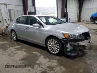 2014 Acura RLX Advance Pkg with VIN JH4KC1F99EC000921, listed as a Copart auction lot 80943004 with 149,250 mi miles and Salvage Title. Bid and sale history available at carsss.com. Image 4.