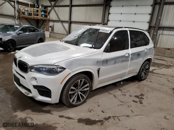 2015 BMW X5 M with VIN 5YMKT6C52F0C89637, listed as a Copart auction lot 51023414 with 38,110 mi miles. Bid and sale history available at carsss.com. Image 1.