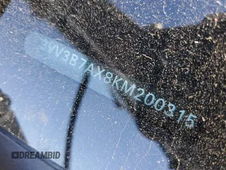 2019 Volkswagen Tiguan SE with VIN 3VV3B7AX8KM200315, listed as a Copart auction lot 48226375 with 51,021 mi miles and Salvage Title. Bid and sale history available at DreamBid. Image 12.