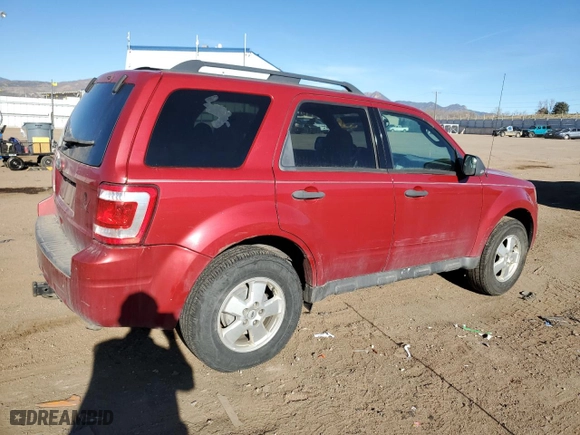 2011 Ford Escape XLT with VIN 1FMCU9D72BKB66536, listed as a Copart auction lot 50634795 with 187,113 mi miles and Salvage Title. Bid and sale history available at carsss.com. Image 3.