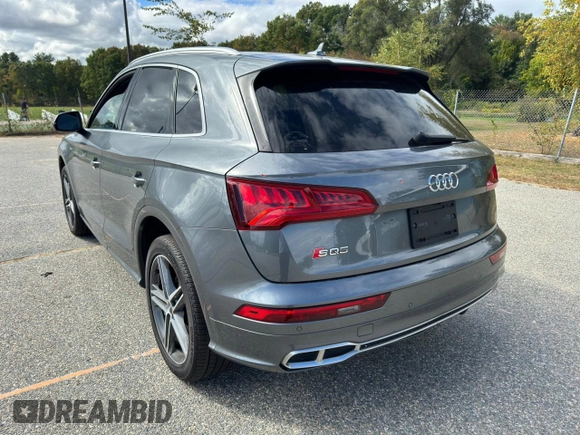 2018 Audi SQ5 Premium Plus with VIN WA1A4AFY2J2146301, listed as a Copart auction lot 74635834 with 123,389 mi miles and Clean Title. Bid and sale history available at DreamBid. Image 3.