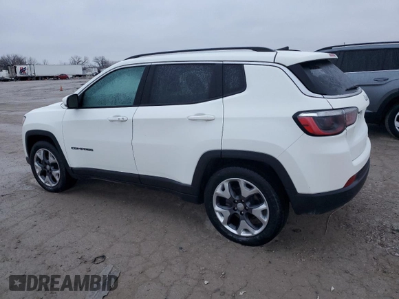 2021 Jeep Compass Limited with VIN 3C4NJCCB1MT511467, listed as a Copart auction lot 44198035 with 106,879 mi miles and Clean Title. Bid and sale history available at carsss.com. Image 2.