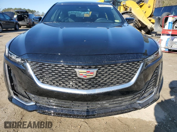 2023 Cadillac CT5 Luxury with VIN 1G6DM5RK2P0131287, listed as a Copart auction lot 46291115 with 12,634 mi miles and Salvage title. Bid and sale history available at DreamBid. Image 5.