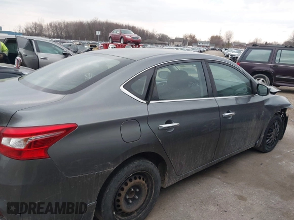 2017 Nissan Sentra S with VIN 3N1AB7AP7HY378744, listed as a IAAI auction lot 41822750 with 214,121 mi miles and . Bid and sale history available at DreamBid. Image 13.