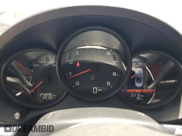 2013 Porsche Boxster with VIN WP0CA2A89DS114504, listed as a Copart auction lot 53711015 with 24,203 mi miles and Salvage Title. Bid and sale history available at carsss.com. Image 9.