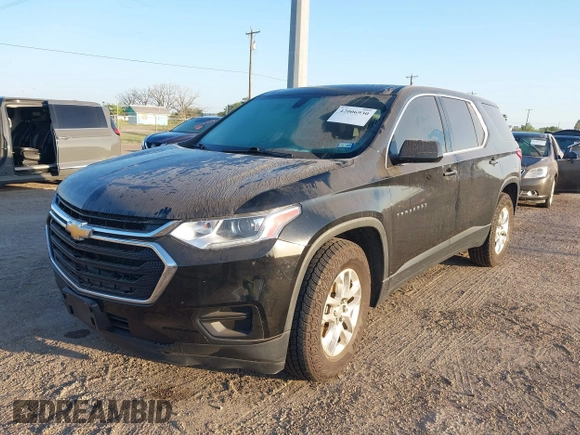 2020 Chevrolet Traverse LS z VIN 1GNERFKW9LJ127710, wystawiony jako IAAI lot #42006930 z przebiegiem Nie podano mil oraz . Historia ofert i sprzedaży dostępna na DreamBid. Obrazek 6.